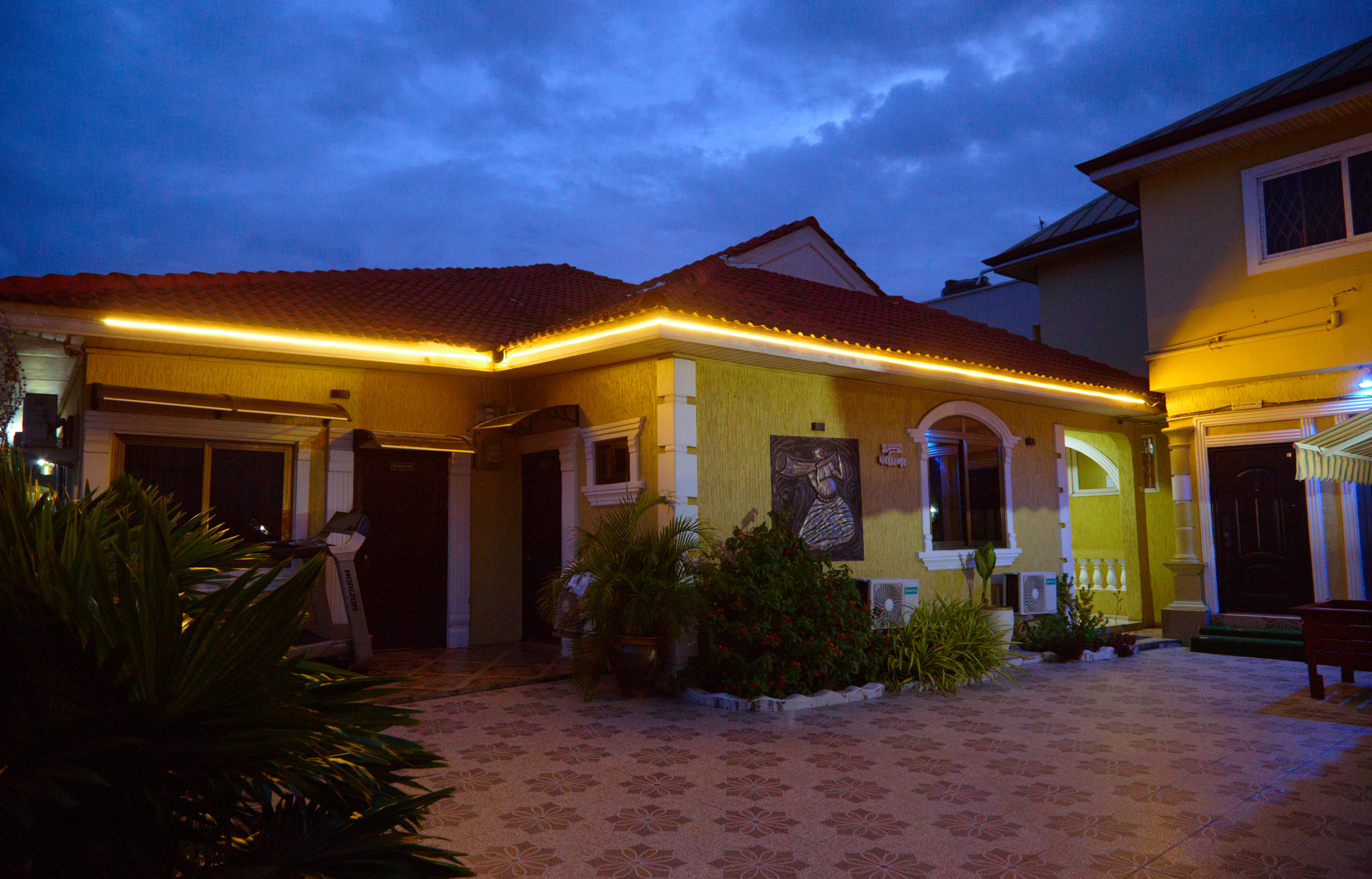Guest parking area at Tyco City Hotel
